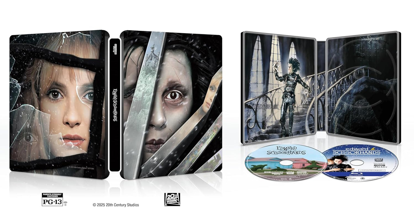 Edward Scissorhands 4K UHD + Blu-ray SteelBook (20th Century Studios U.S.)