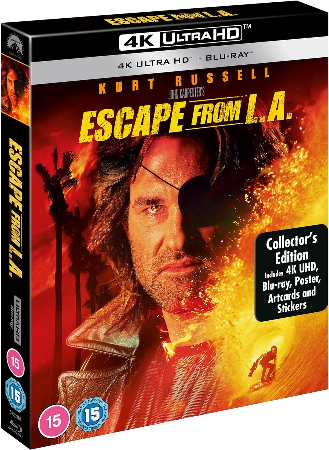 Escape from L.A. 4K UHD + Blu-ray Limited Edition Collector's Edition (Paramount UK)