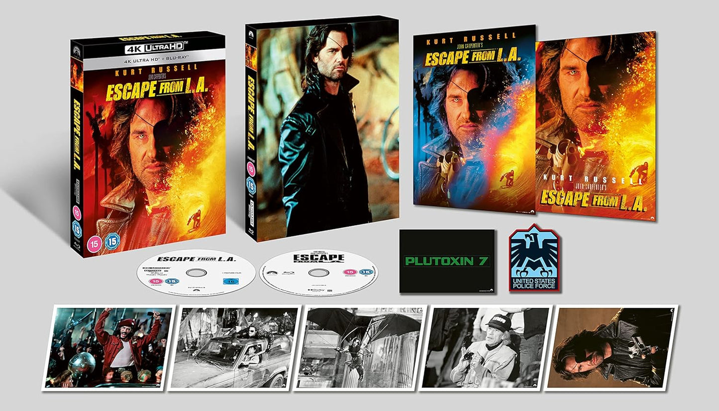 Escape from L.A. 4K UHD + Blu-ray Limited Edition Collector's Edition (Paramount UK)