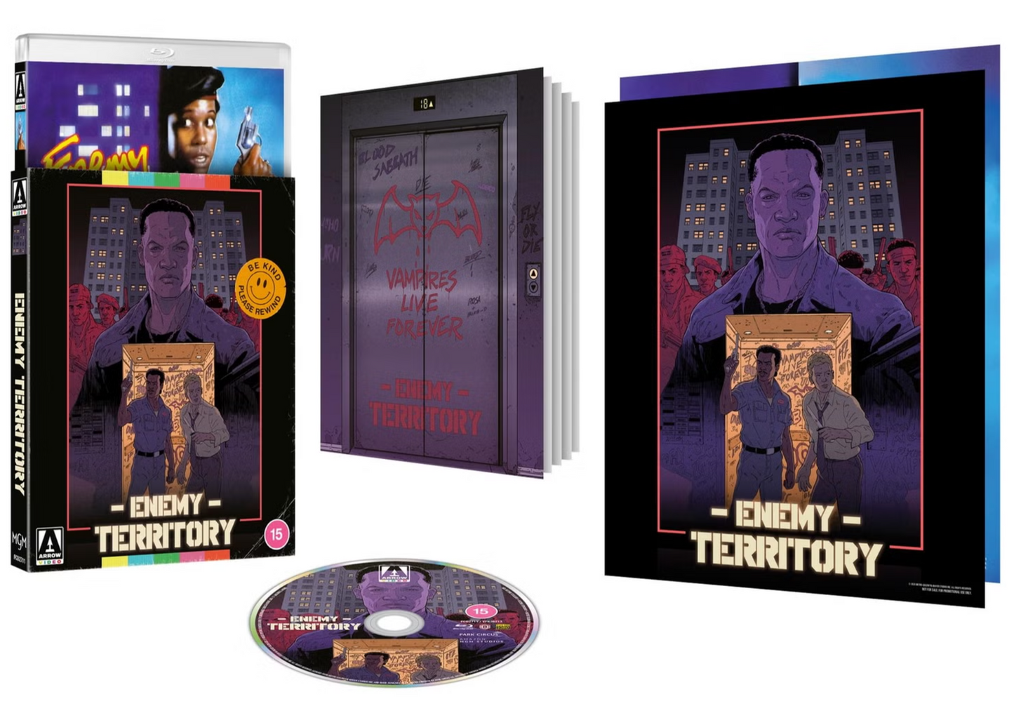 Enemy Territory Blu-ray Limited Edition with Slipcover (Arrow Video UK/Region B)