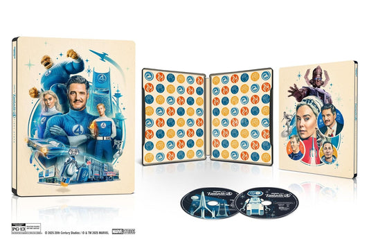 The Fantastic Four: First Steps 4K UHD + Blu-ray SteelBook (Disney U.S.)
