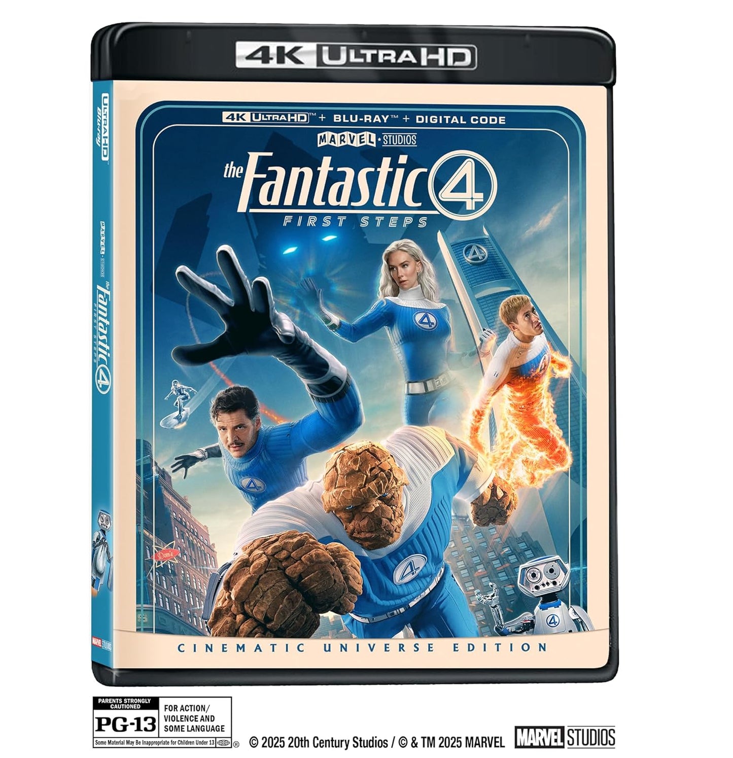 Fantastic Four First Steps 4K UHD + Blu-ray (20th Century Studios)