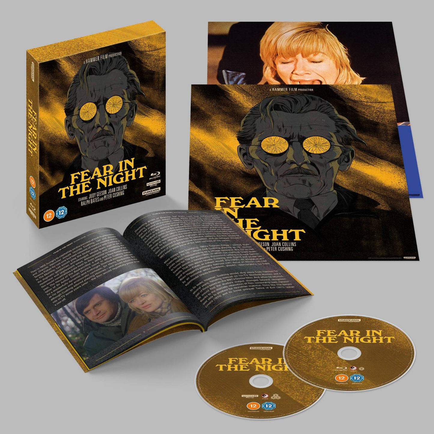 Fear In The Night Limited Collectors Edition 4K Ultra HD + Blu-Ray (StudioCanal/Region Free/B)