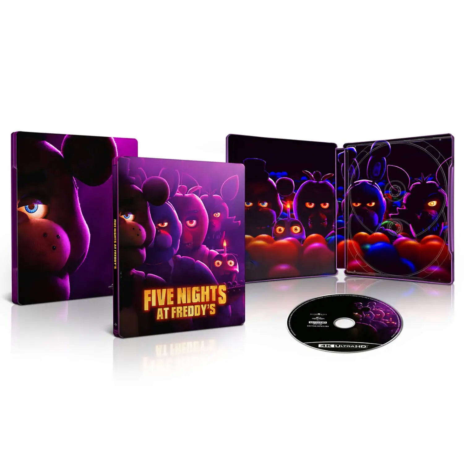 Five Nights At Freddy's Limited Edition Steelbook 4K Ultra HD (Univers –  The Atomic Movie Store