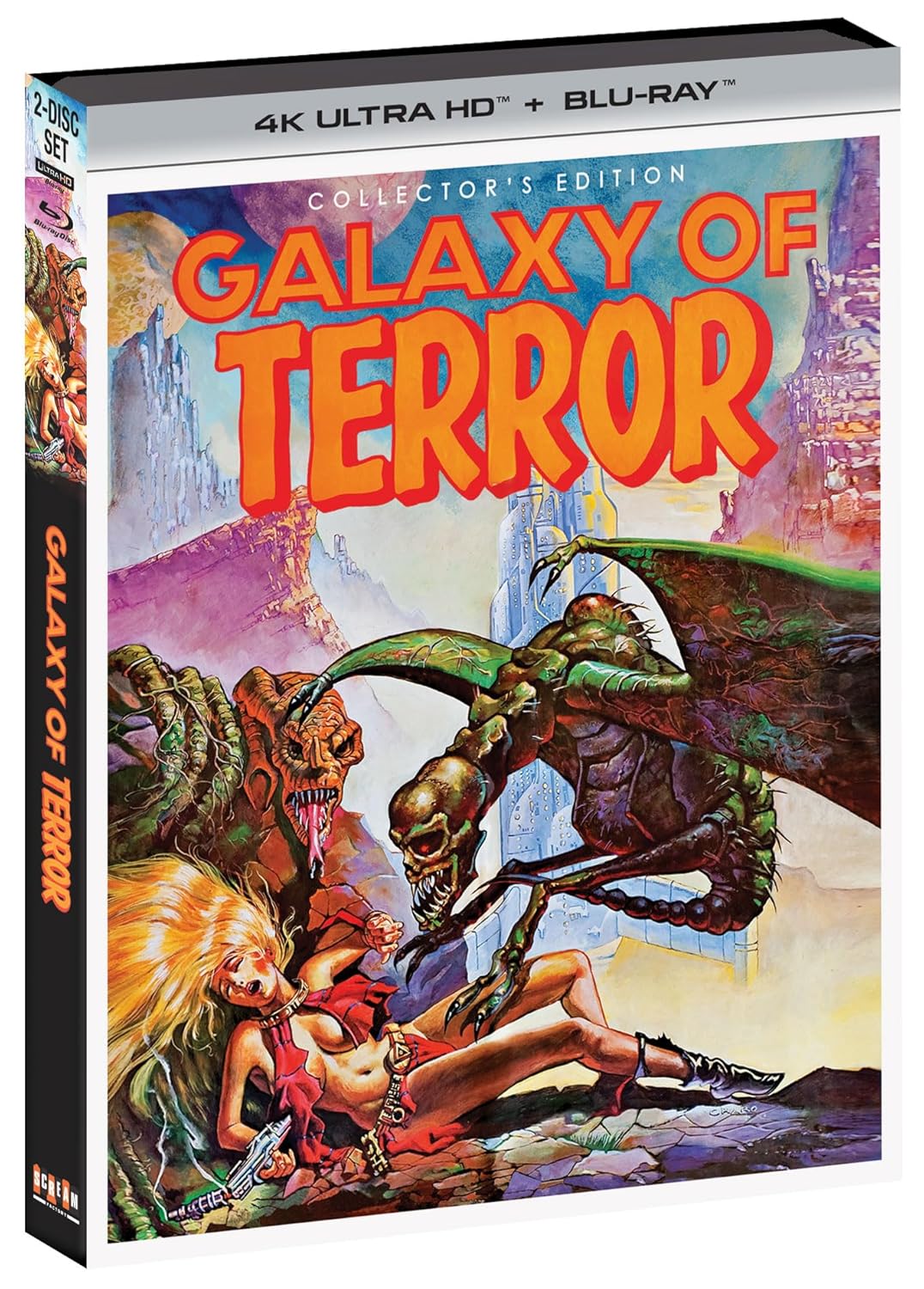 Galaxy of Terror 4K UHD + Blu-ray Collector's Edition with Slipcover (Scream Factory)