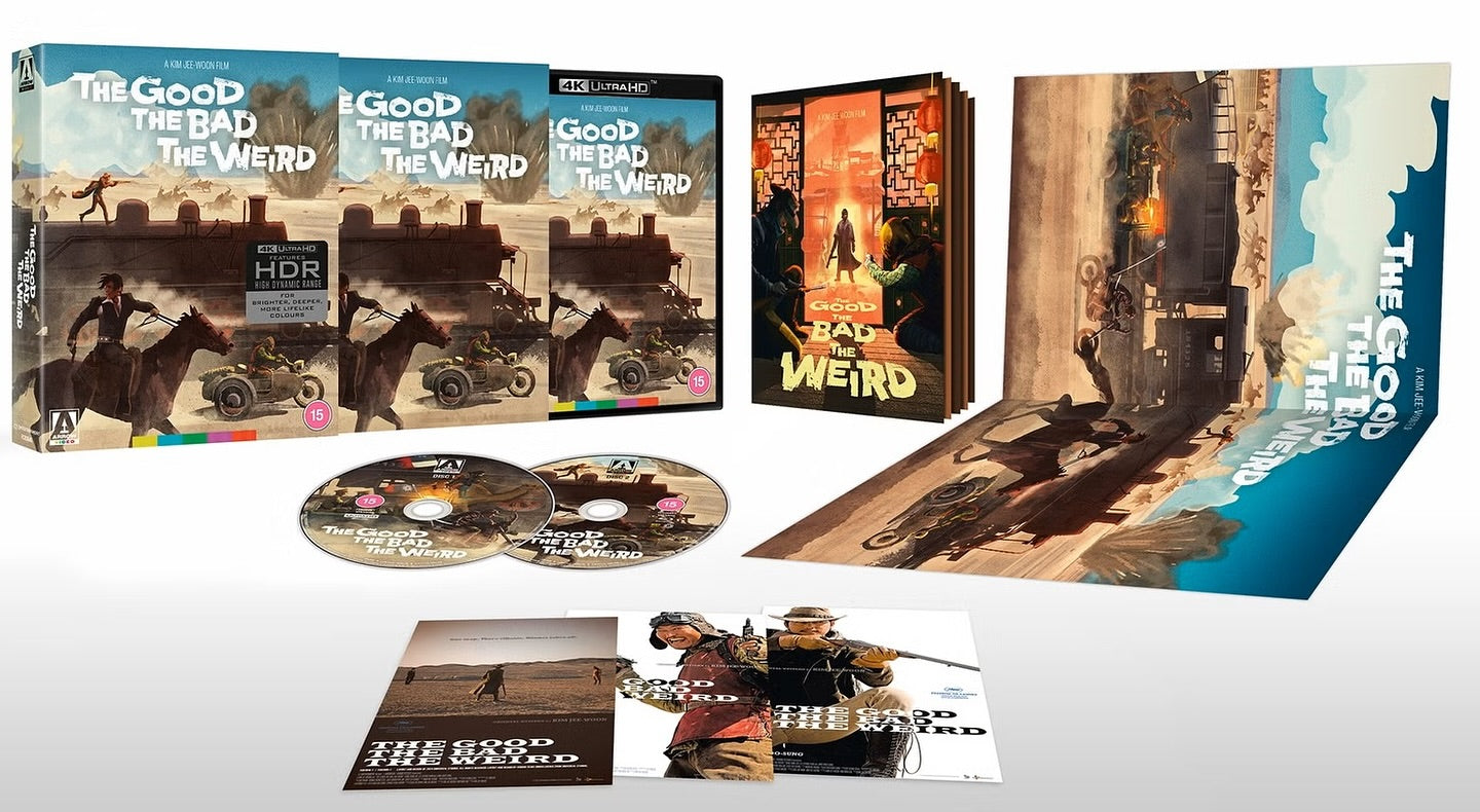 The Good The Bad The Weird (2008) 4K UHD + Blu-ray Limited Edition with Slip (Arrow Films UK/Region Free/B) LIMIT 1 PER CUSTOMER