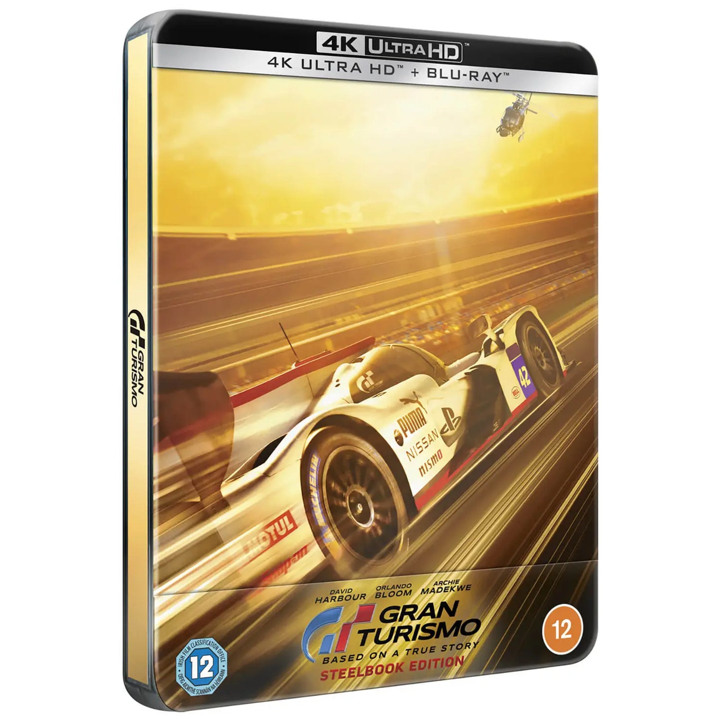 Gran Turismo 4K UHD (Gold) SteelBook + Blu-ray (Sony UK/Region Free/B)