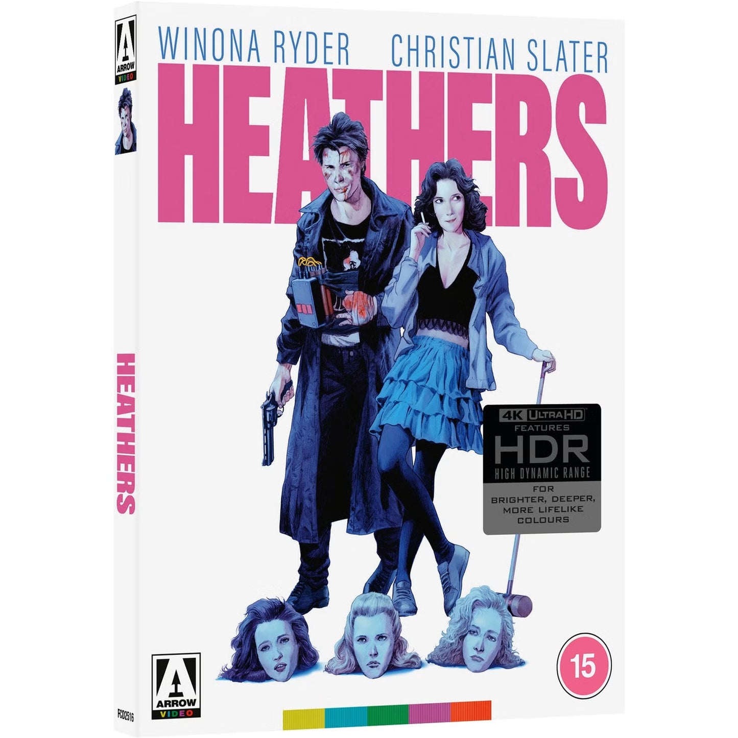 Heathers 4K UHD Limited Edition with Slipcover (Arrow Video UK/Region Free) LIMIT 1 PER CUSTOMER