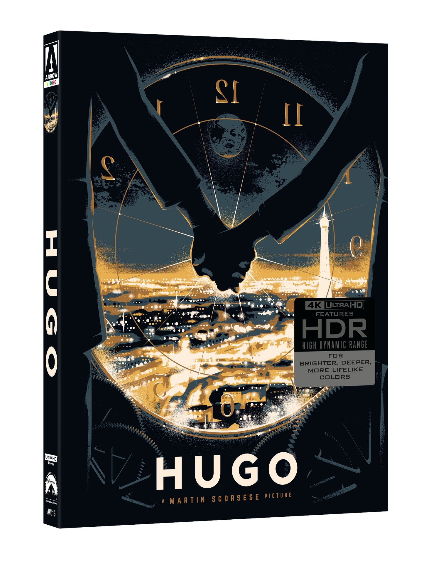Hugo 4K UHD + Blu-ray 3D/2D Limited Edition with Slipcover (Arrow U.S.)