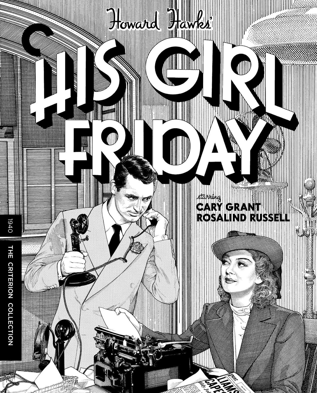 His Girl Friday 4K UHD + Blu-ray (Criterion Collection)