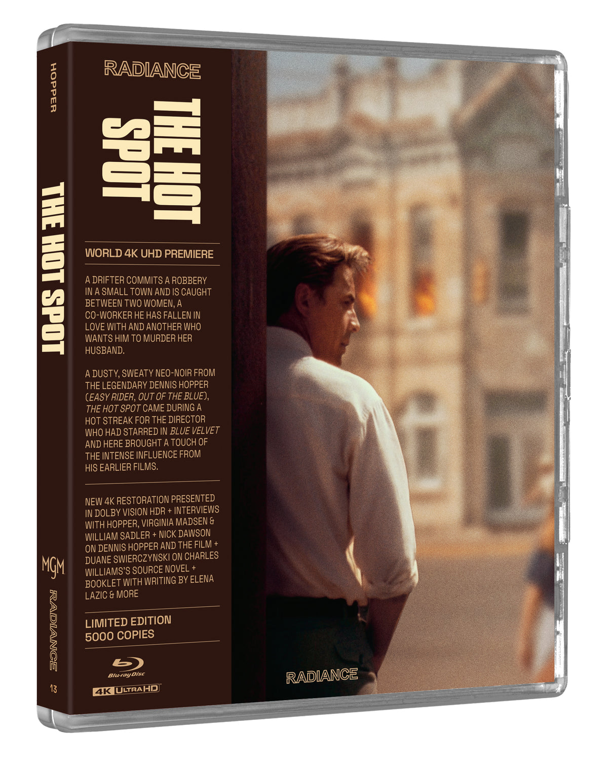 The Hot Spot Limited Edition 4K UHD + Blu-ray (Radiance Films U.S.)