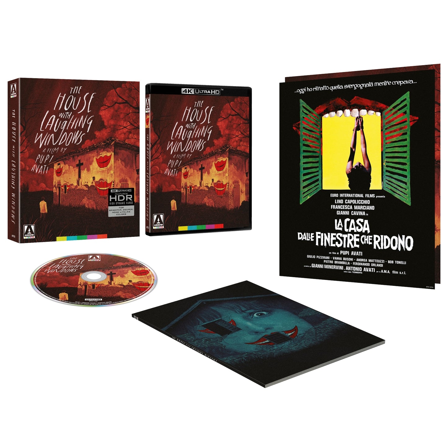 The House with the Laughing Windows 4K UHD Limited Edition with Slipcover (Arrow Video U.S.) LIMIT 1 PER CUSTOMER