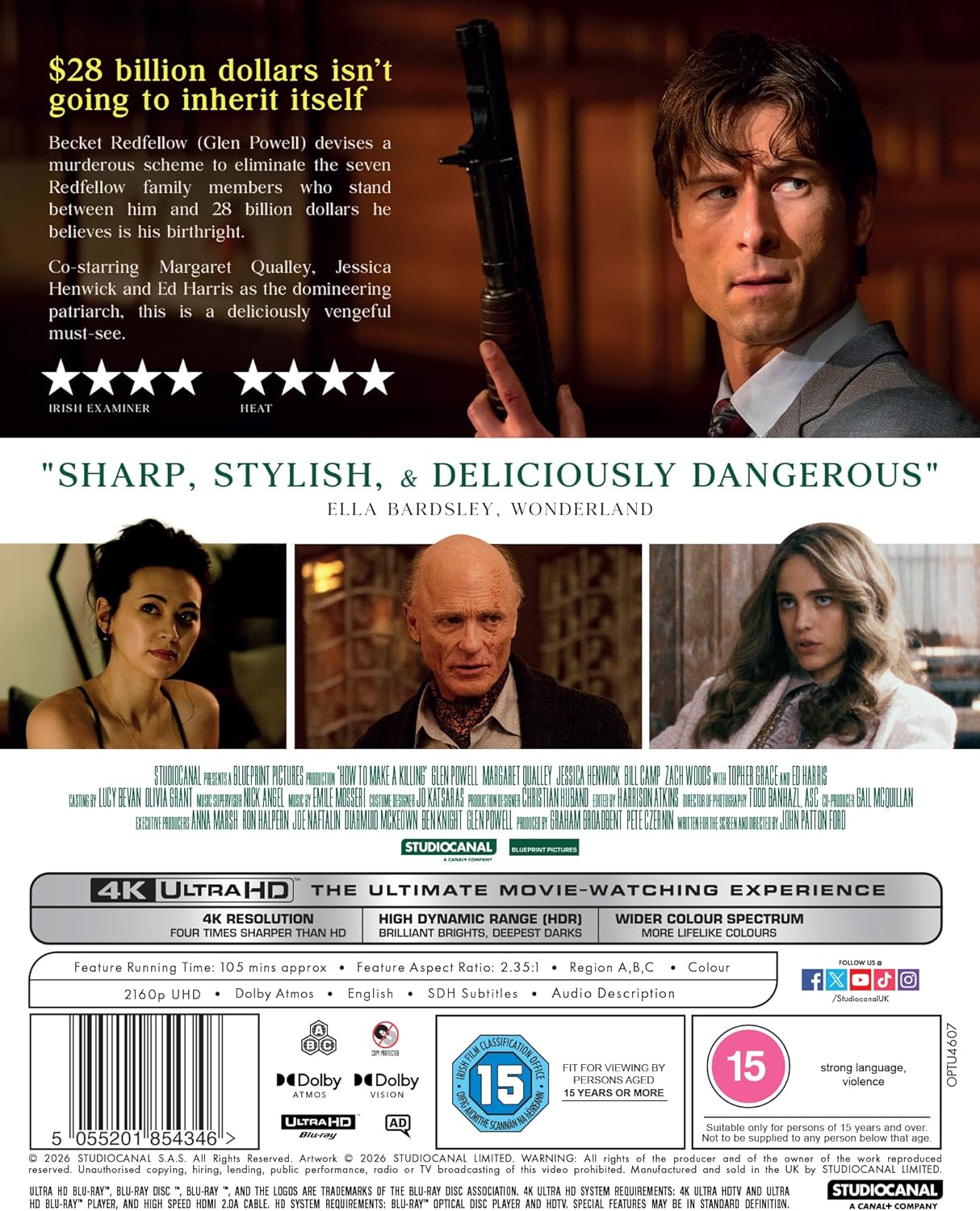 How To Make A Killing 4K Ultra HD with Slipcover (StudioCanal/Region Free)
