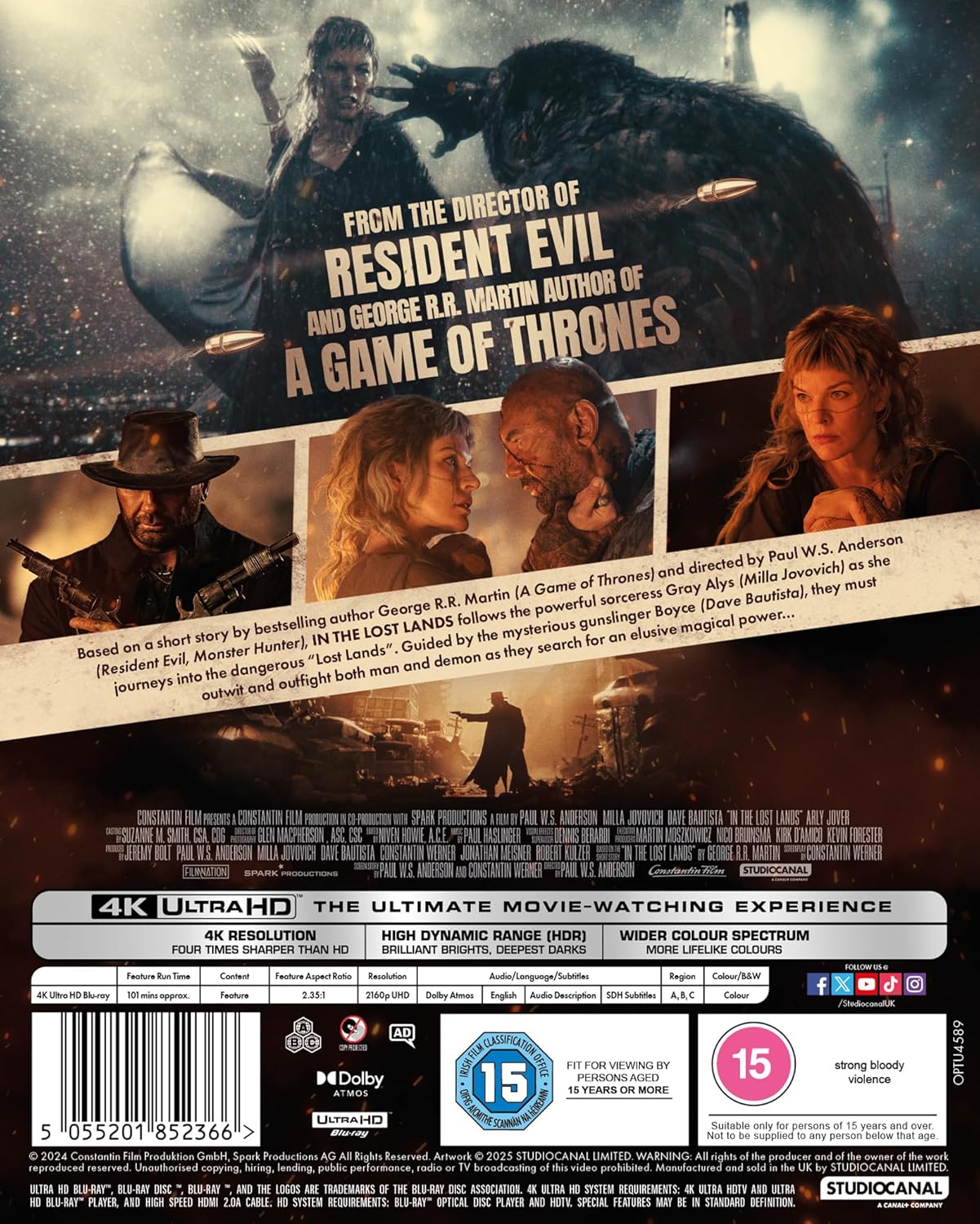 In the Lost Lands 4K UHD with Slipcover (StudioCanal/Region Free)