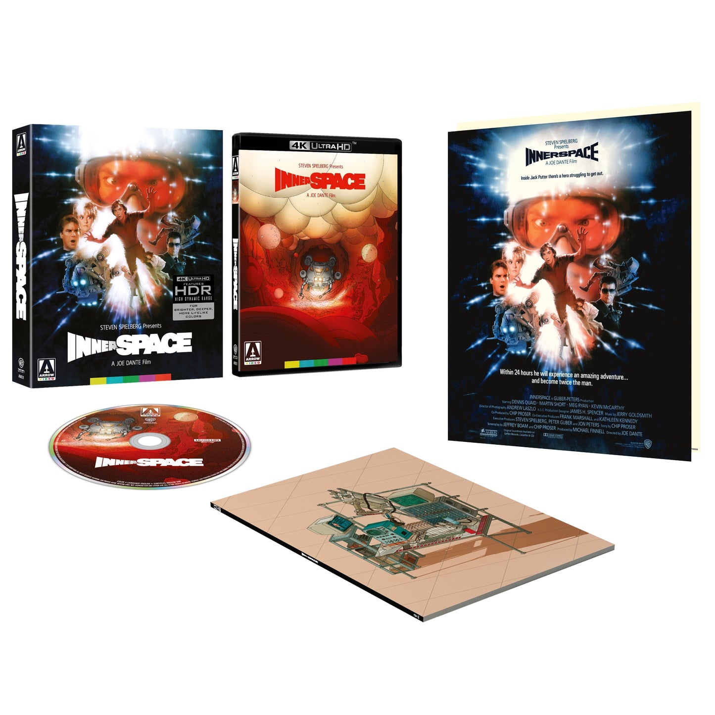 Innerspace 4K UHD Limited Edition with Slipcover (Arrow Video U.S.) LIMIT 1 PER CUSTOMER