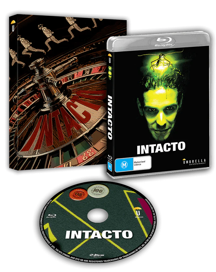 Intacto (2001) Blu-ray with Slipcover (Umbrella Entertainment/Region Free)