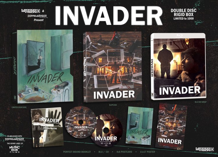 Invader (2024) 2-Disc Deluxe Limited Edition Blu-ray + CD with Rigid Box (Terror Vision)