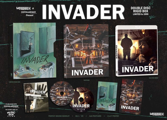 Invader (2024) 2-Disc Deluxe Limited Edition Blu-ray + CD with Rigid Box (Terror Vision)