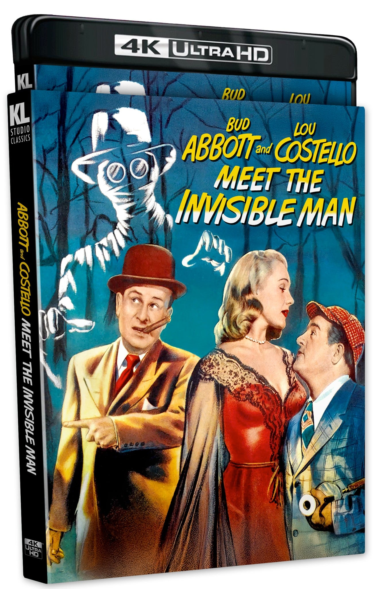 Abbott and Costello Meet The Invisible Man 4K UHD with Slipcover (Kino Lorber)