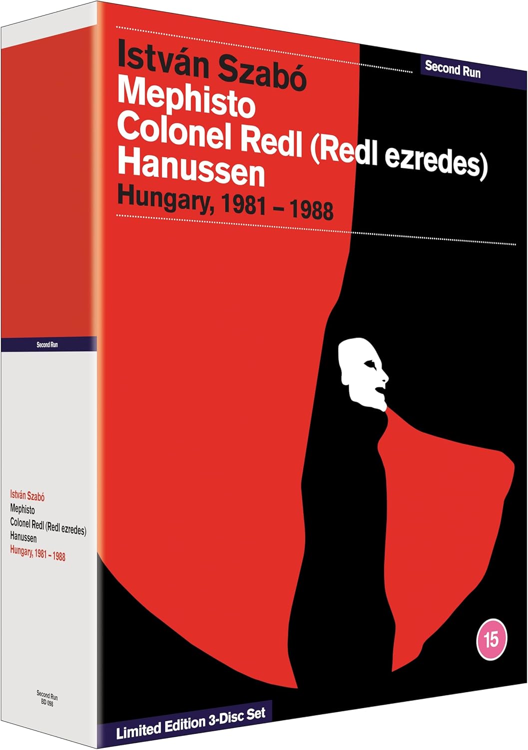 Istvan Szabo - Mephisto / Colonel Redl / Hanussen Limited Edition Blu-Ray (Second Run/Region Free)