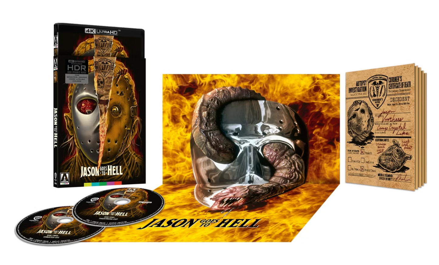 Jason Goes to Hell 4K UHD Limited Edition with Slipcover (Arrow Video U.S.) LIMIT 1 PER CUSTOMER