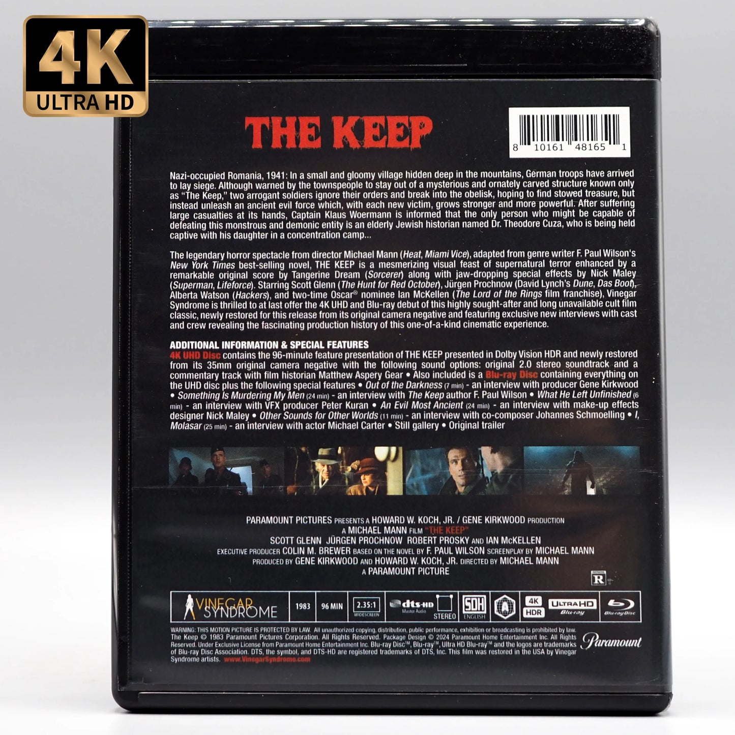 The Keep 4K UHD + Blu-ray Standard Edition (Vinegar Syndrome)