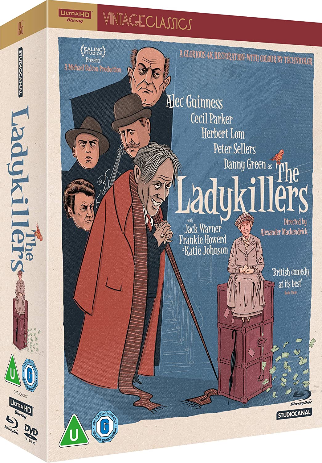 The Ladykillers Col. Ed. 4K UHD + BD + DVD + CD (StudioCanal/Region Free/B/2)