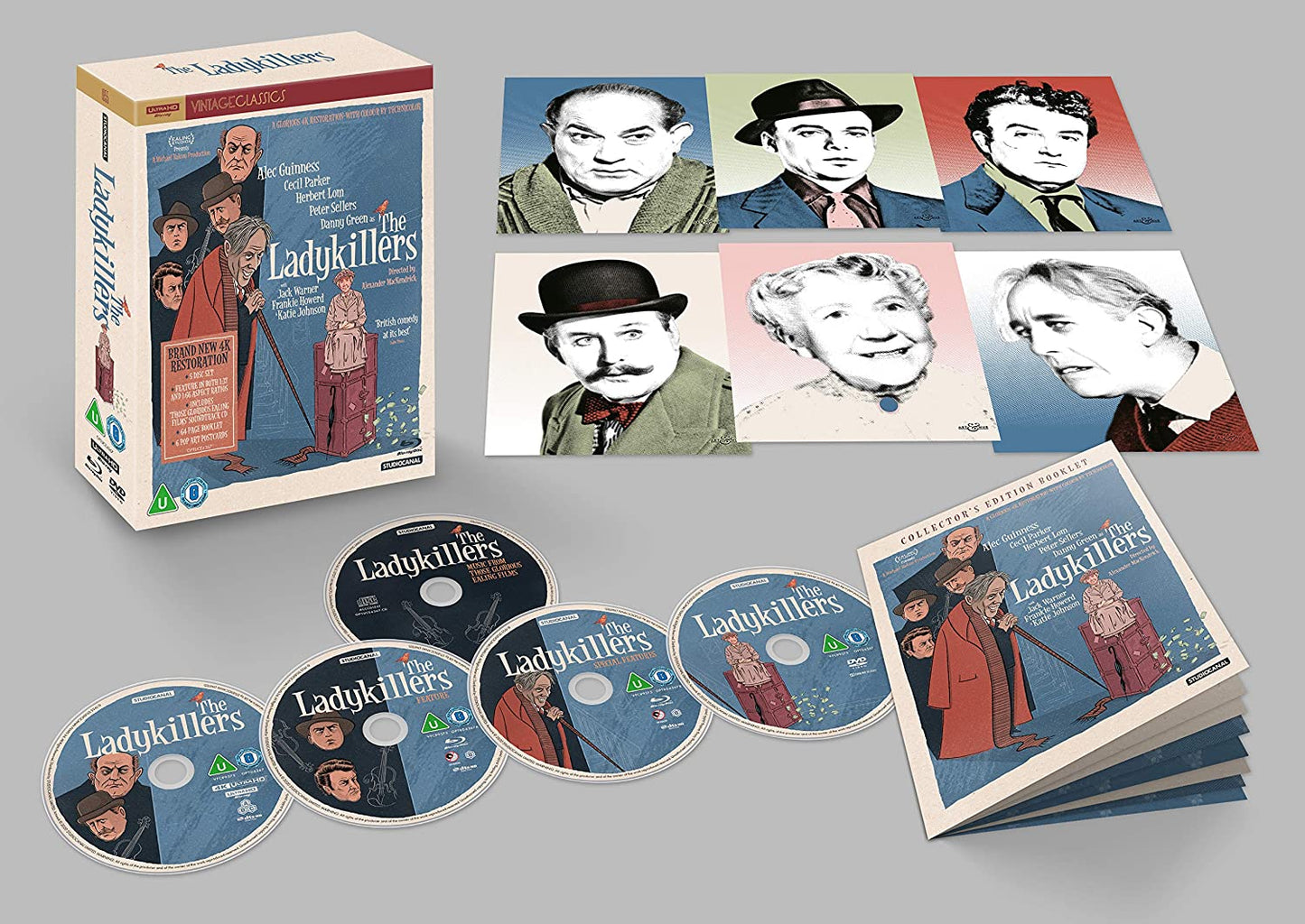 The Ladykillers Col. Ed. 4K UHD + BD + DVD + CD (StudioCanal/Region Free/B/2)