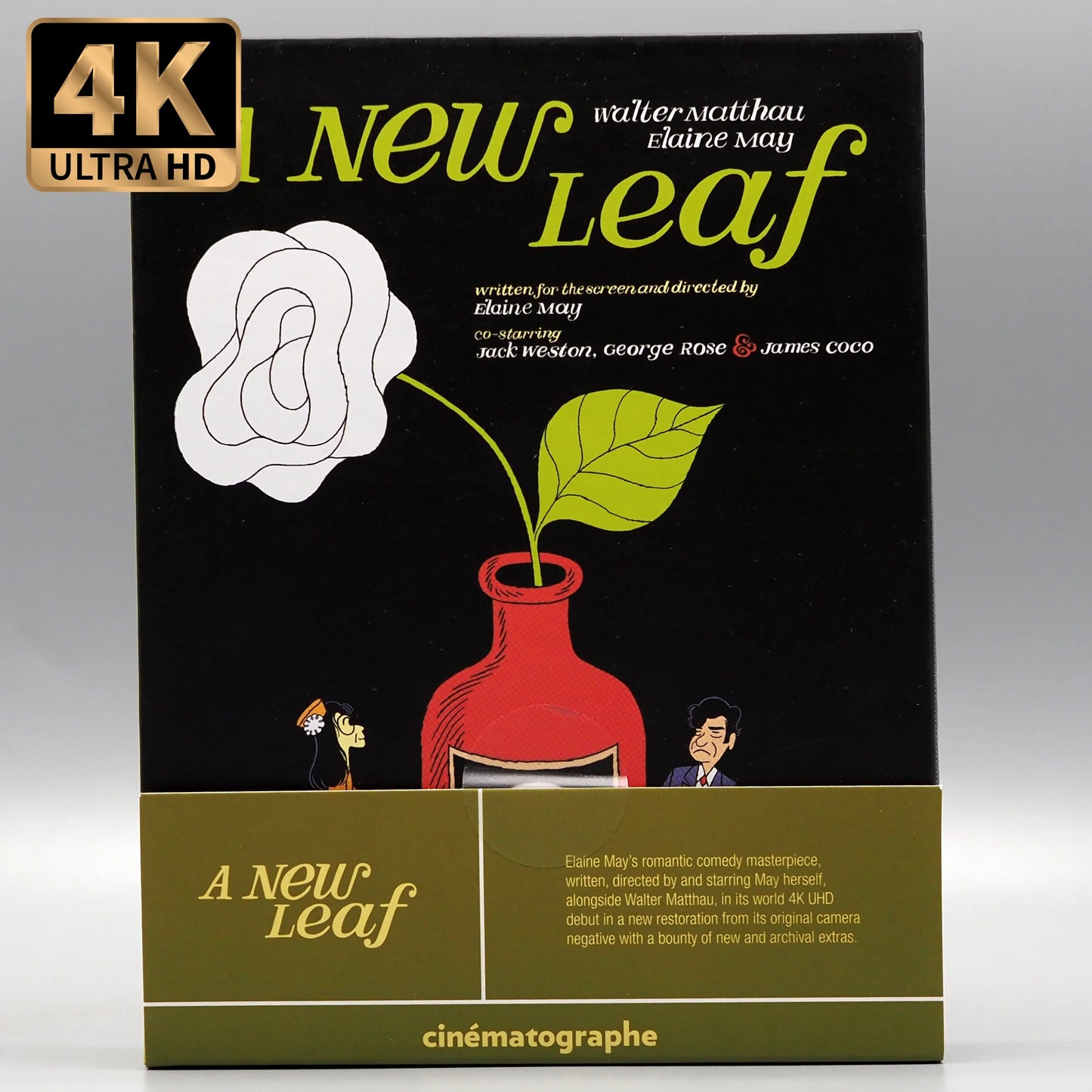 A New Leaf 4K UHD + Blu-ray with Limited Edition J-card MediaBook Slipcase (Cinématographe)