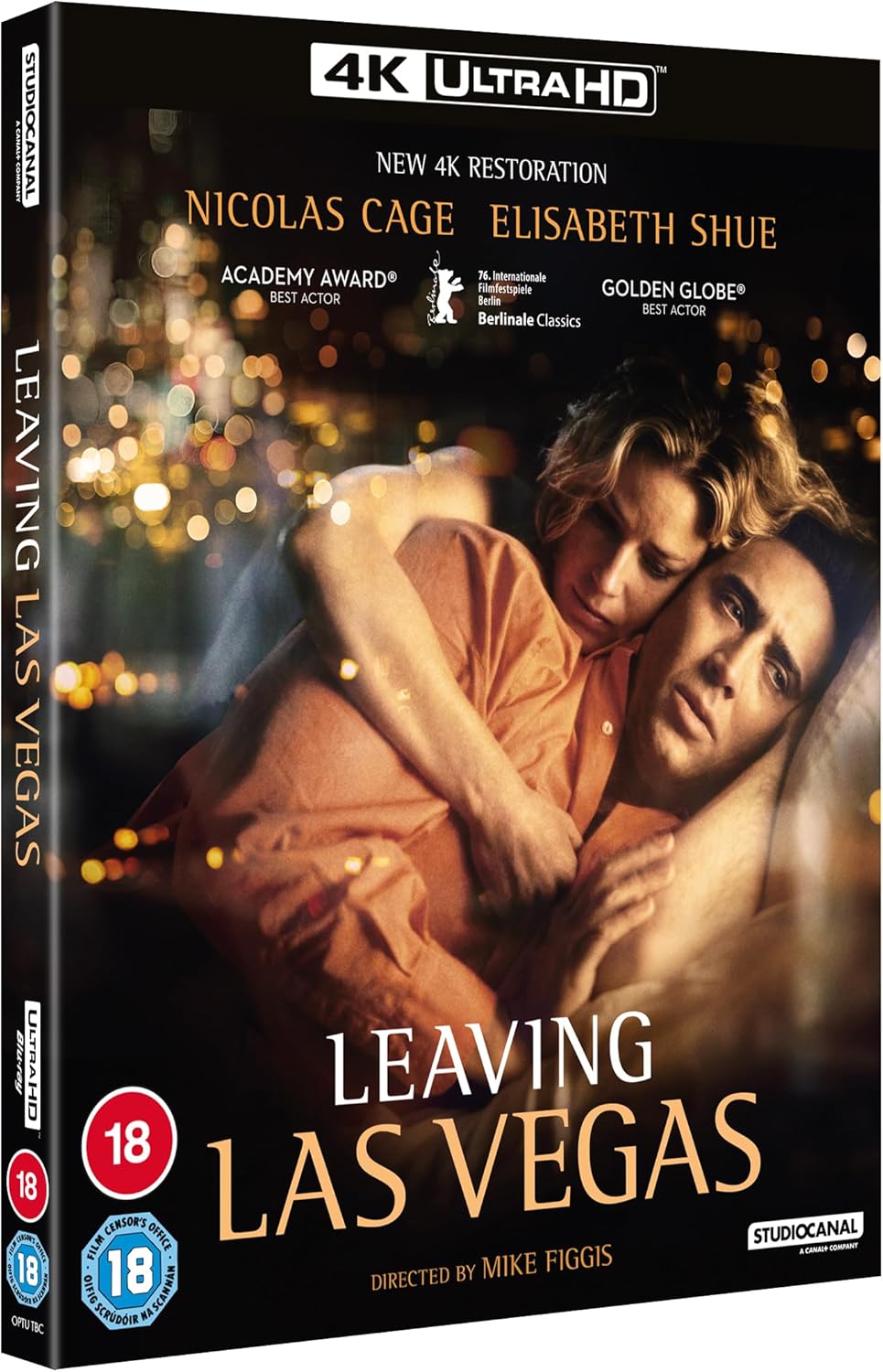Leaving Las Vegas 4K UHD with Slipcover (StudioCanal/Region Free) (See product page note about product packaging)