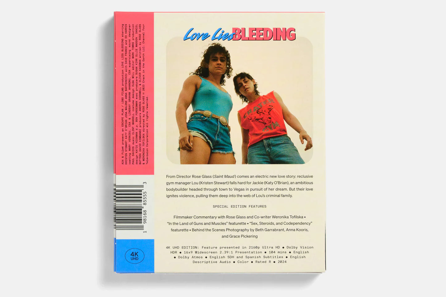 Love Lies Bleeding 4K UHD Digipak (a24)