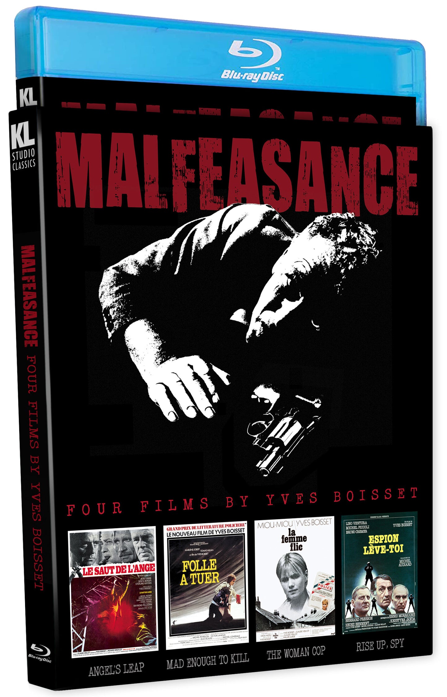 Malfeasance: Four Films by Yves Boisset Blu-ray with Slipcover (Kino Lorber)
