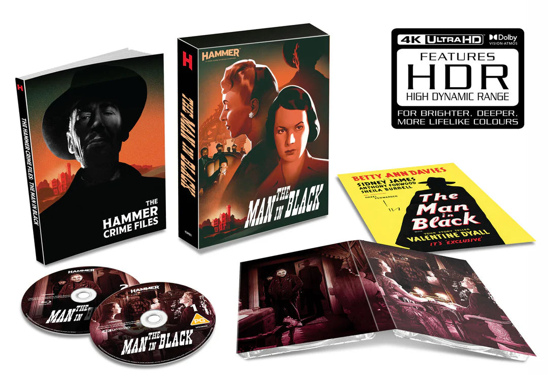 The Man in Black 4K UHD + Blu-ray Limited Collector's Edition (Hammer Films/Region Free)