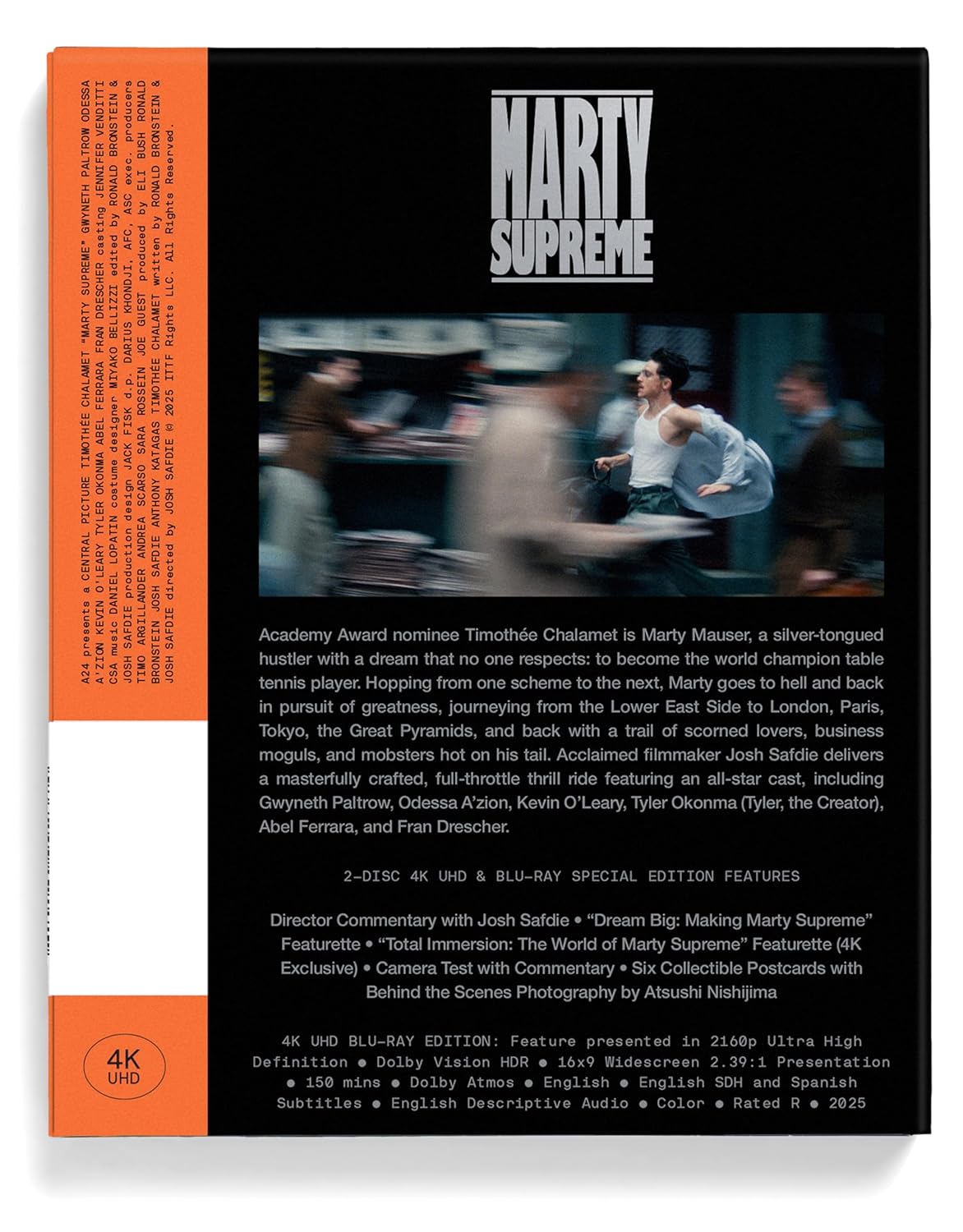Marty Supreme 4K UHD + Blu-ray (A24)