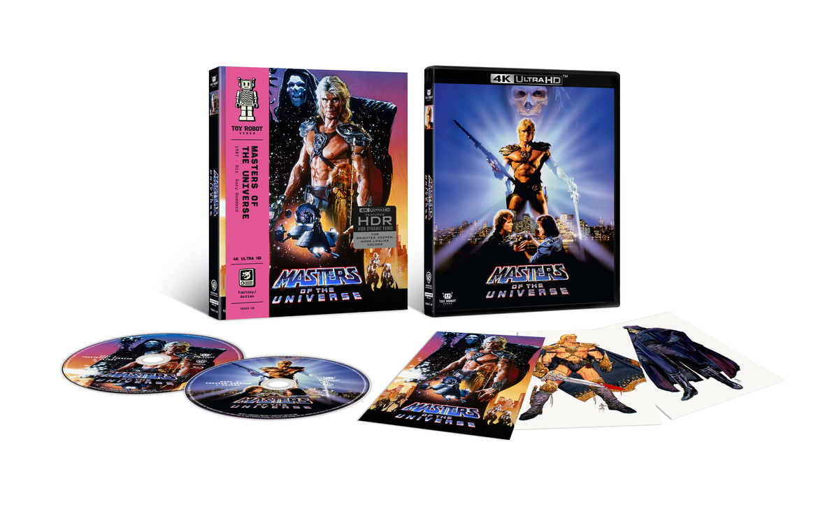Masters of the Universe 4K UHD with Slipcover (Toy Robot Video) LIMIT 1 PER CUSTOMER