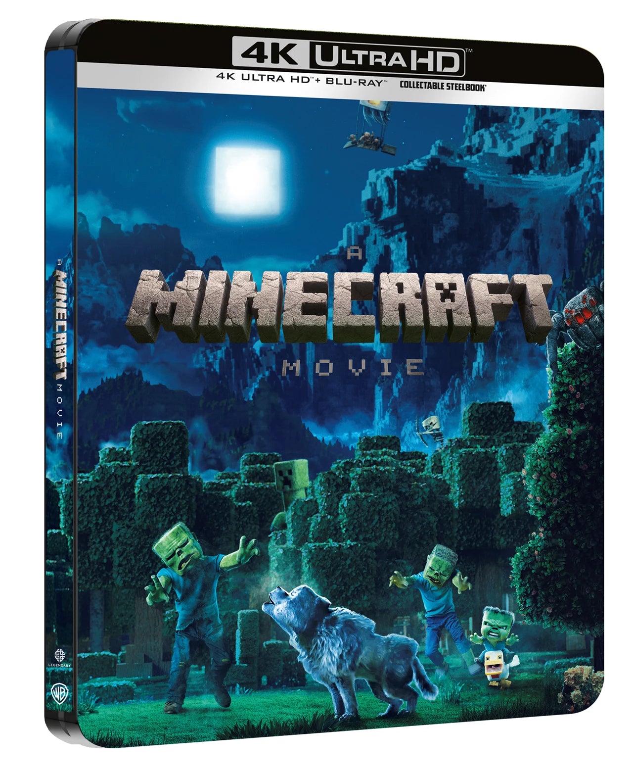 Minecraft Movie 4K UHD + Blu-ray SteelBook (Night/Day) (Warner Bros/Region Free) LIMIT 1 PER CUSTOMER