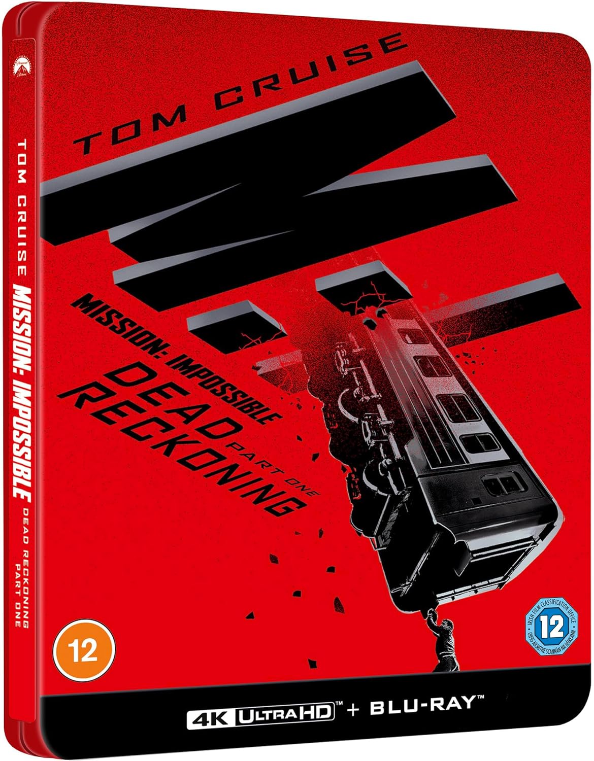 Mission Impossible Dead Reckoning Part 1 (Red Artwork) 4K UHD + Blu-ray SteelBook (Paramount UK/Region Free/B)