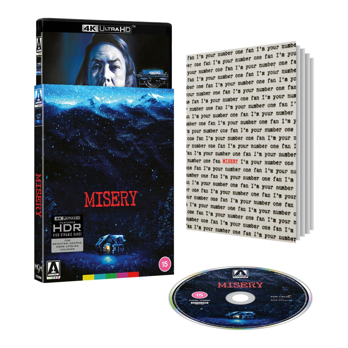Misery Limited Edition 4K UHD with Slipcover (Arrow Video UK/Region Free)