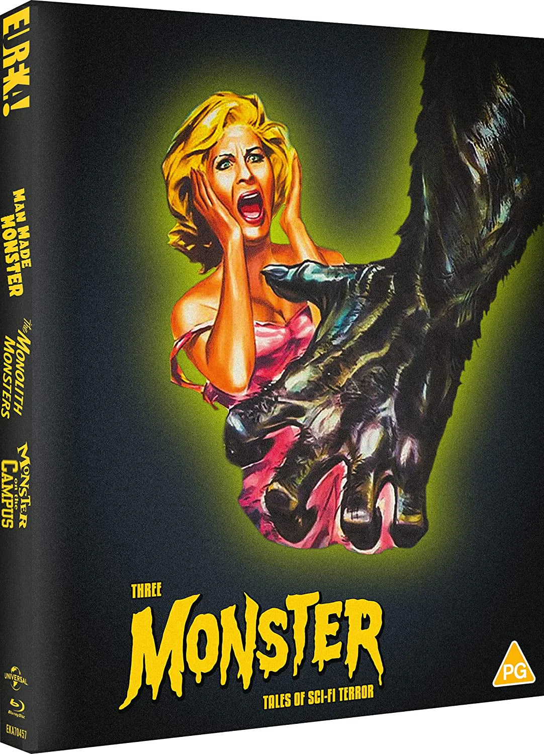 Three Monster Tales Of Sci-Fi Terror Limited Edition Blu-ray with Slipcover + Booklet (Eureka UK/Region B)