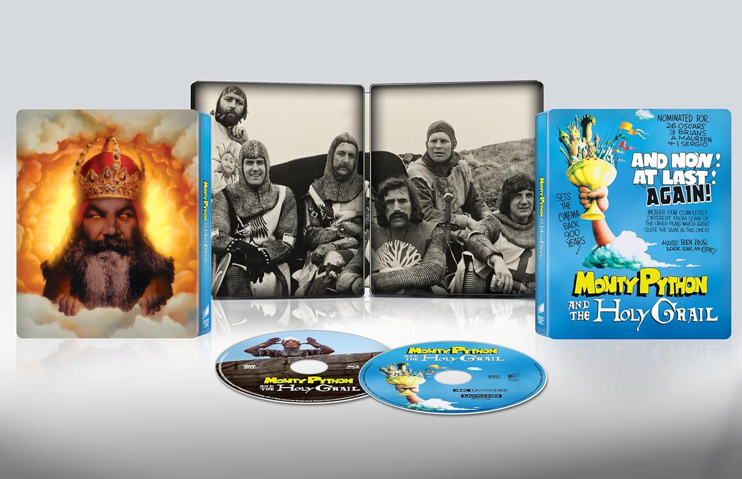 Monty Python and The Holy Grail 4K UHD + Blu-ray SteelBook (Sony U.S.)