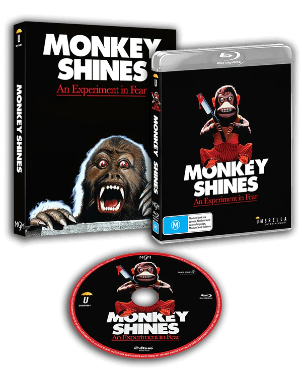 Monkey Shines: Experiment in Fear (1988) Blu-ray w/Slip (Umbrella/Region Free)