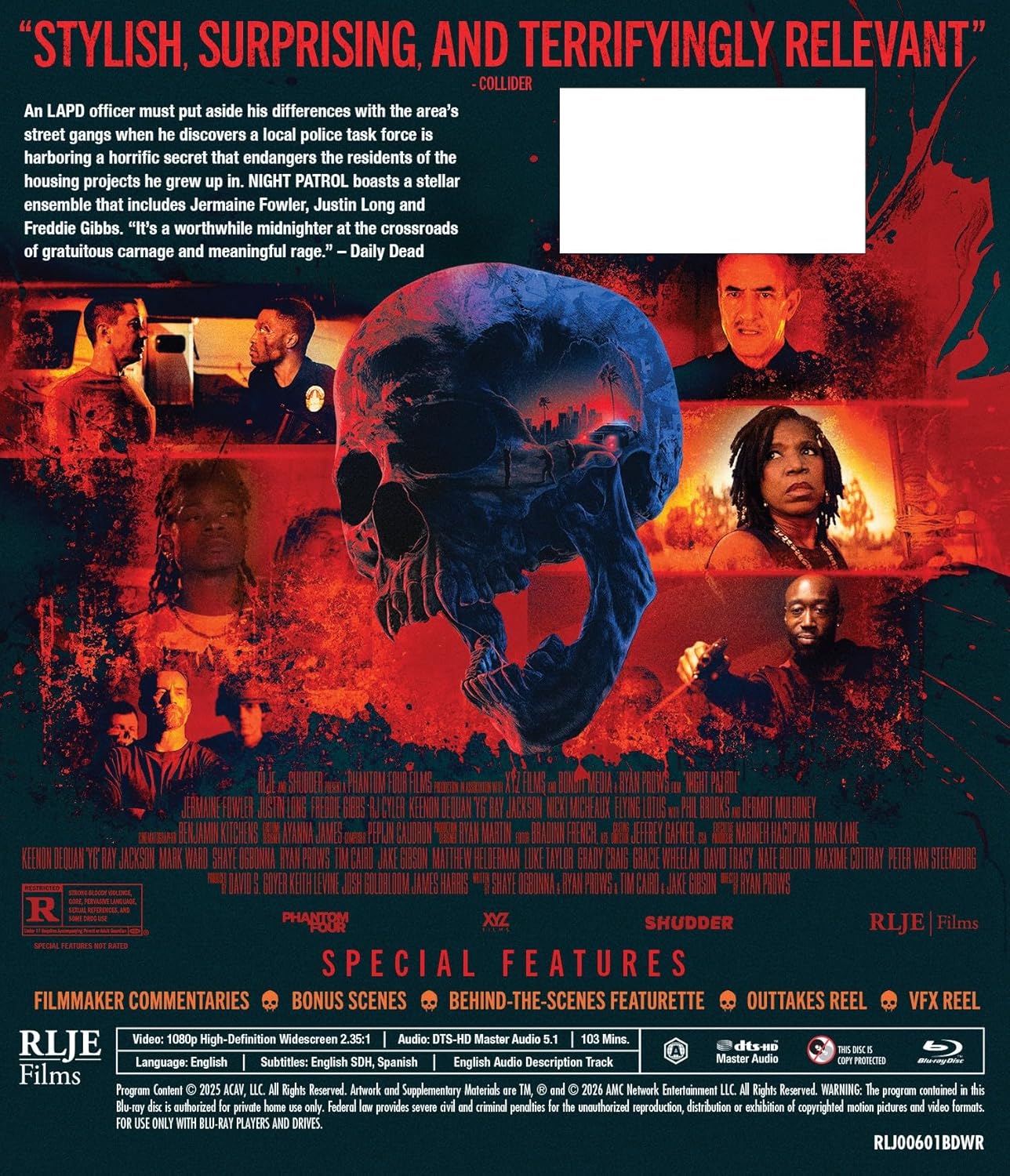 Night Patrol Blu-ray (Shudder)