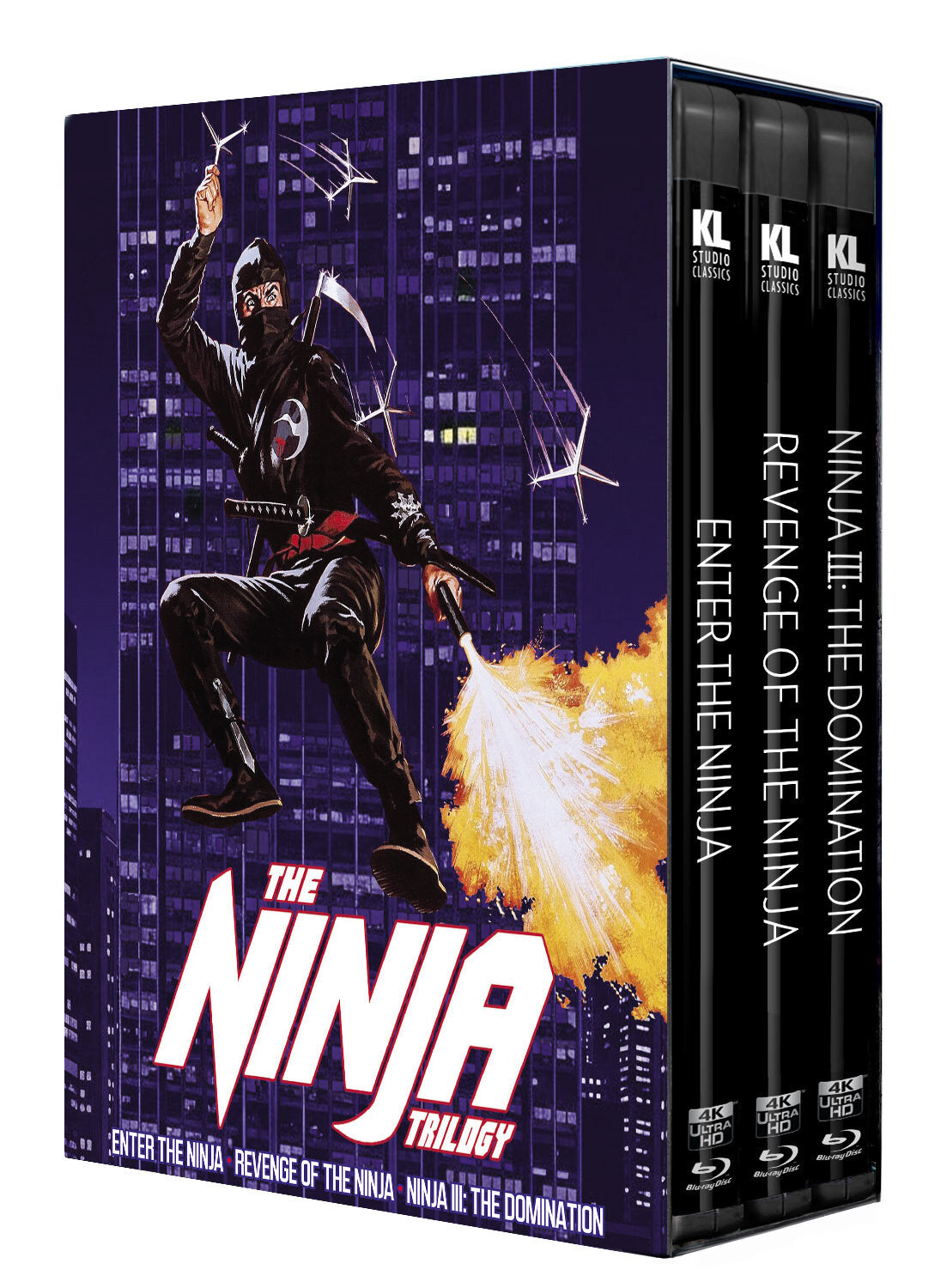 Ninja Trilogy 4K UHD + Blu-ray with Slipcase (Kino Lorber)