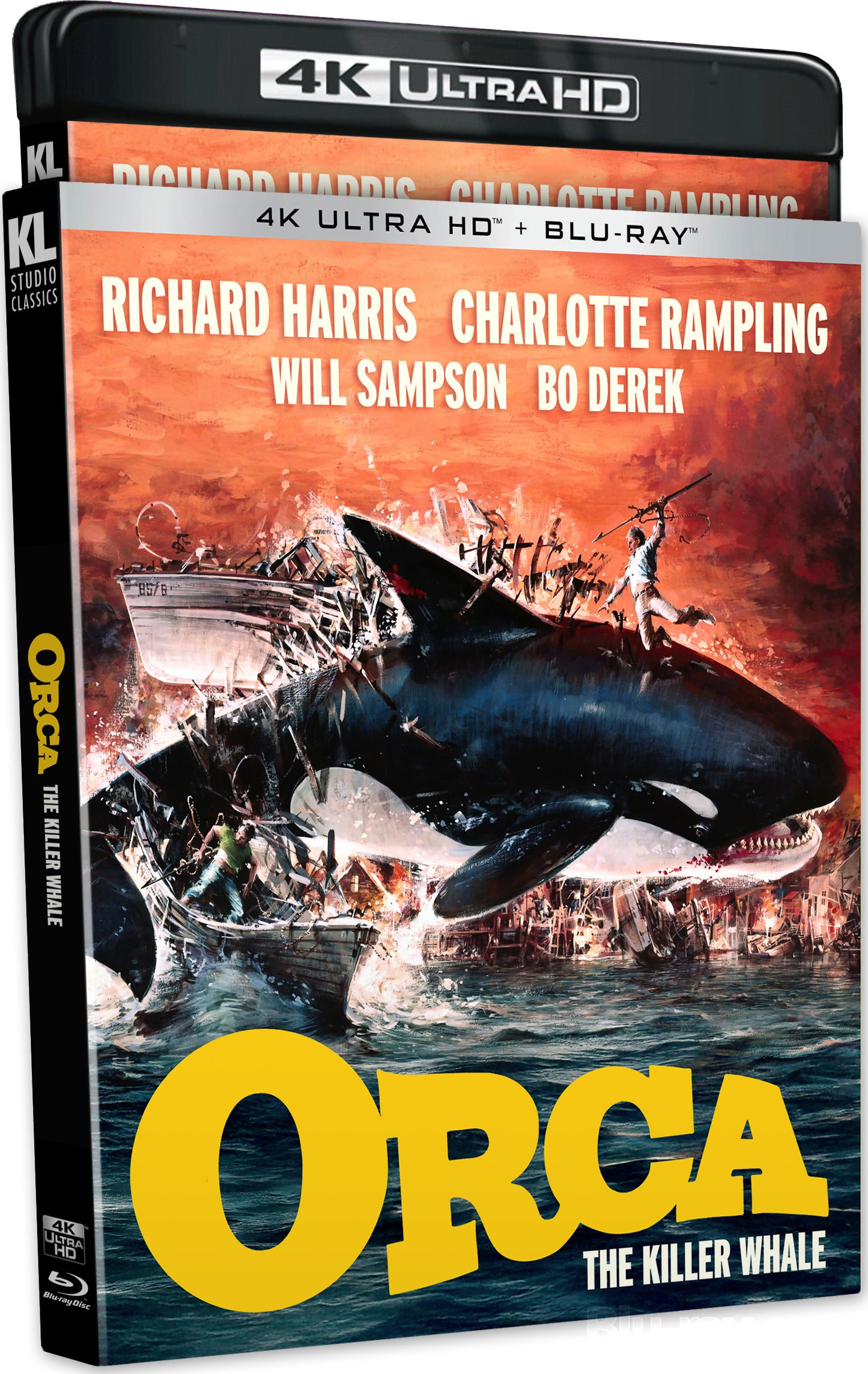 Orca 4K UHD + Blu-ray with Slipcover (Kino Lorber)