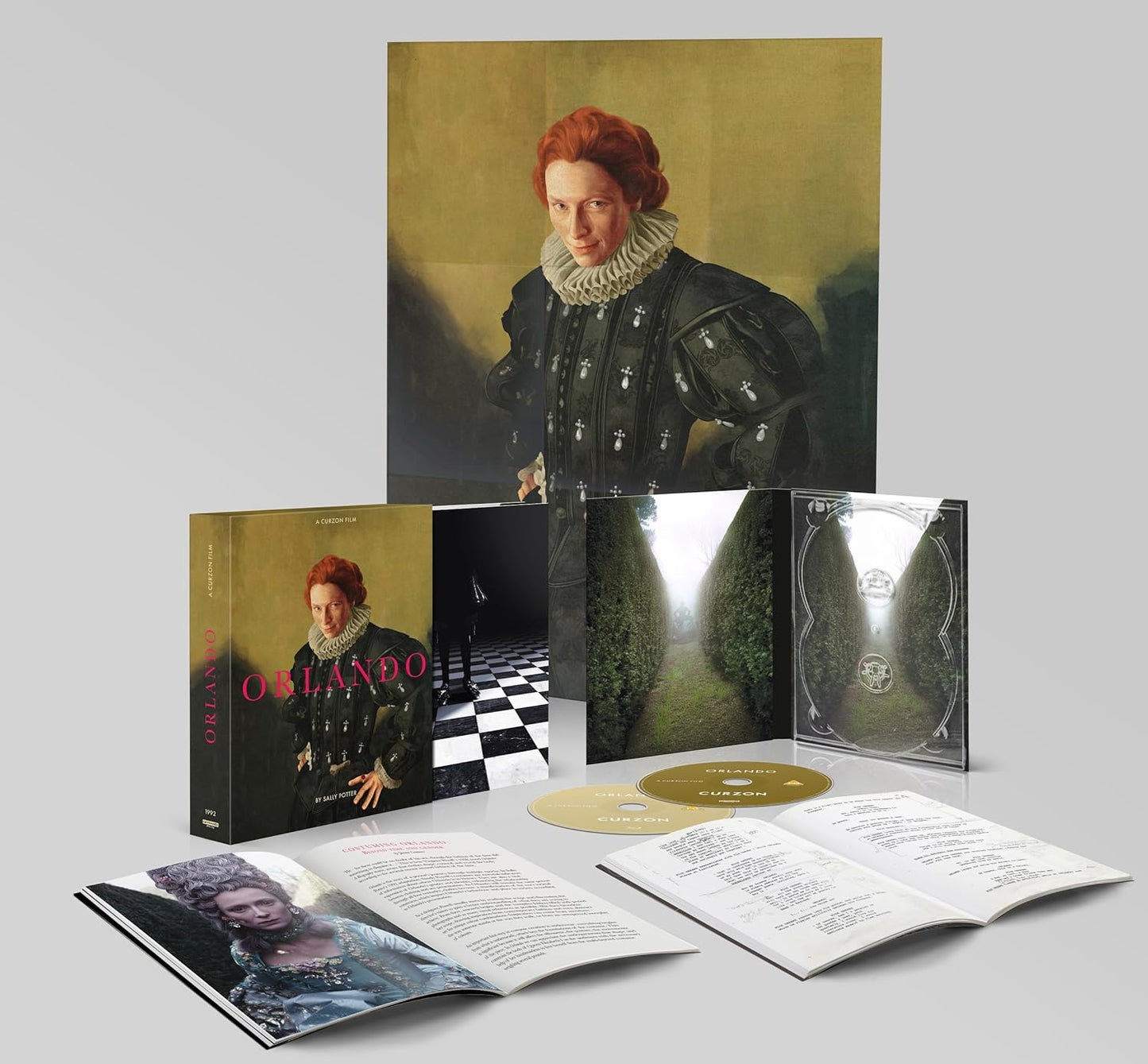 Orlando Limited Edition 4K Ultra HD + Blu-Ray with Slipcase + Booklet + Poster (Curzon Film World/Region Free/B)