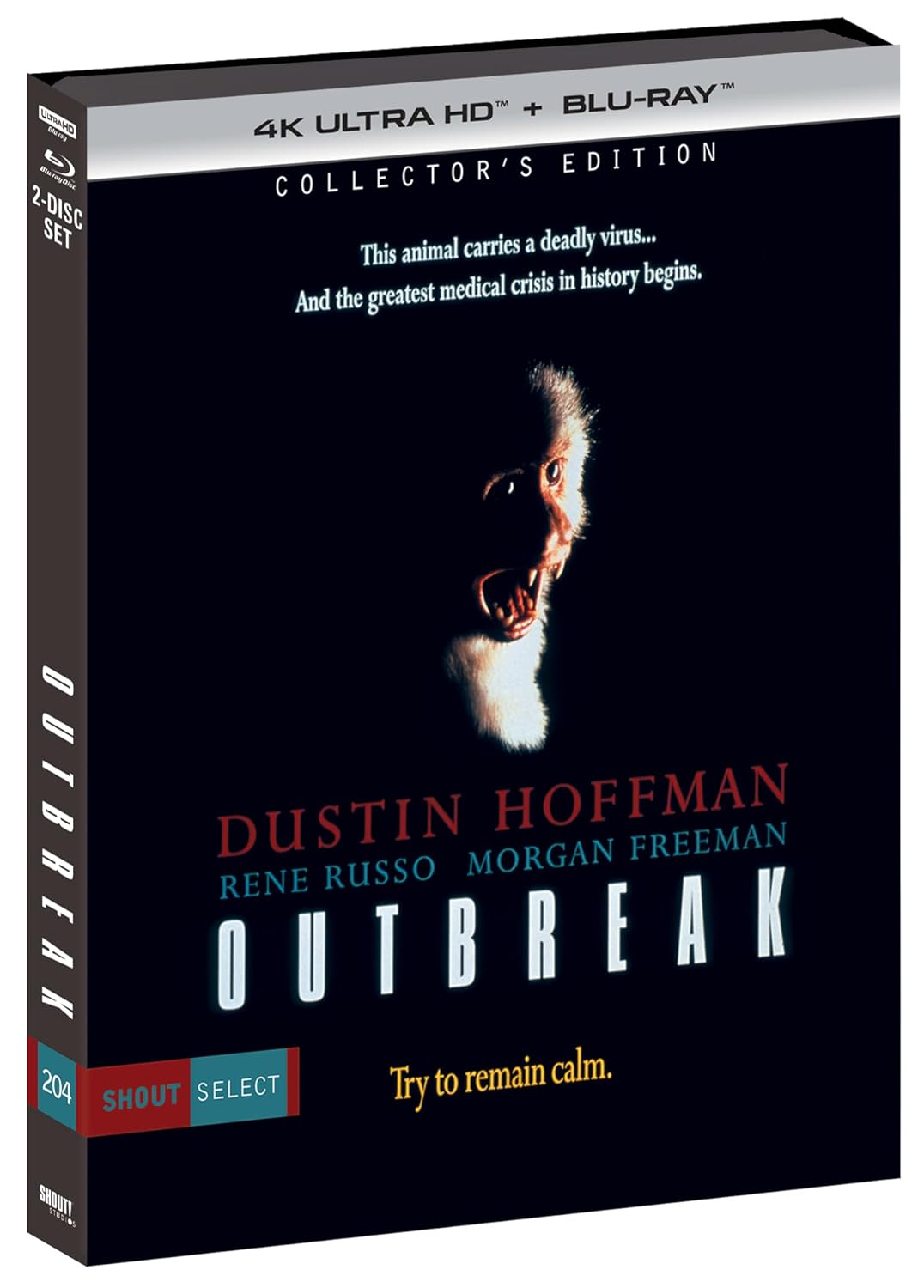 Outbreak 4K UHD + Blu-ray with Slipcover (Shout Factory)
