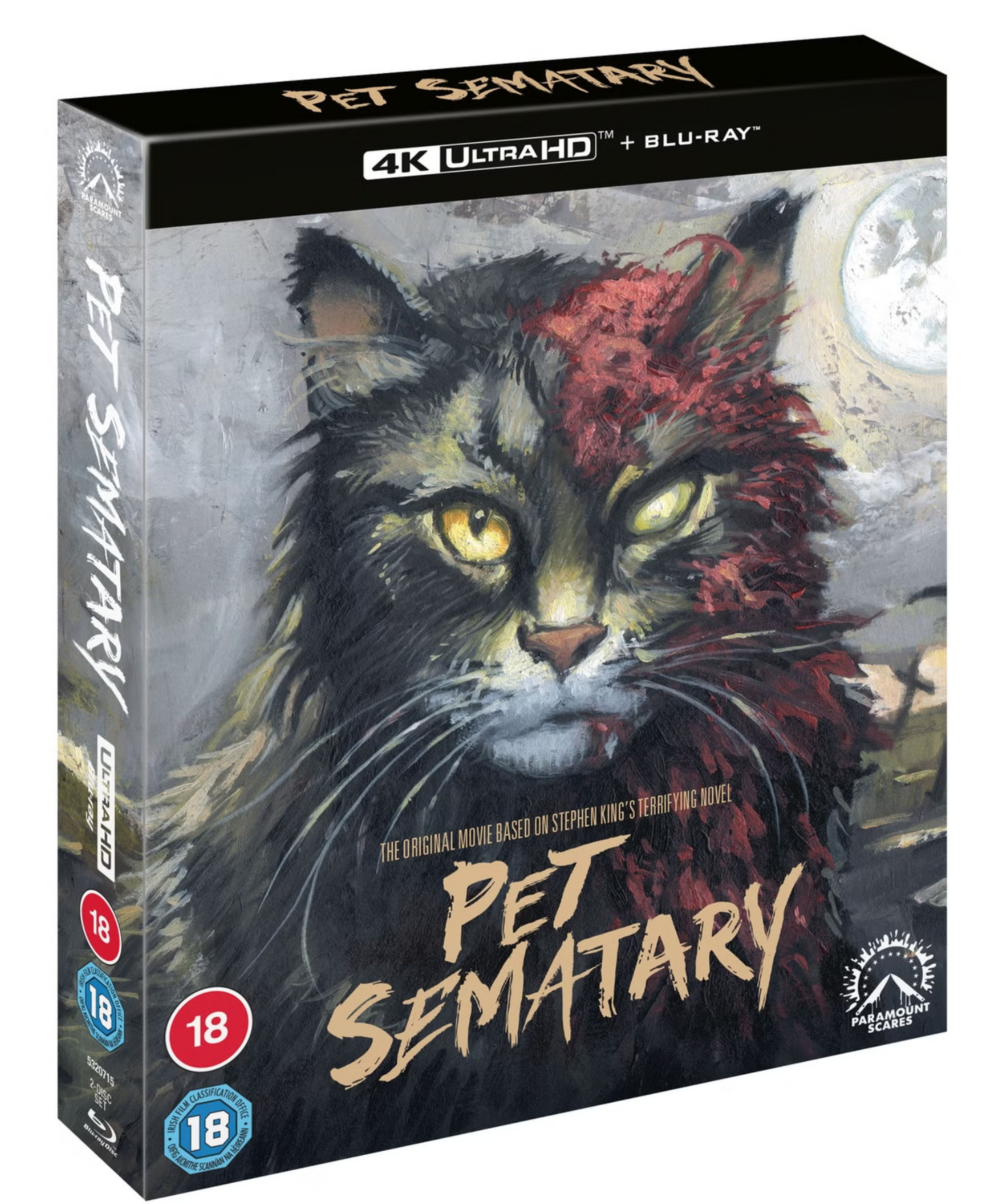 Pet Sematary (1989) 35th Anniversary Limited Collector's Edition 4K Ultra HD + Blu-Ray with Slipcase Paramount UK/Region Free/B)