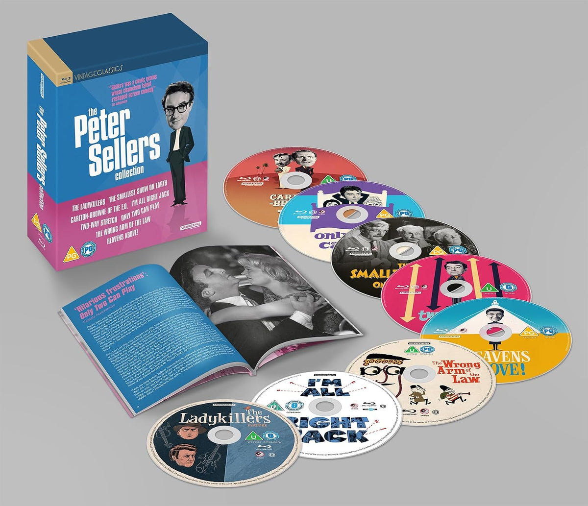 Peter Sellers Centenary Collection (8 Films) Blu-Ray (StudioCanal/Region B)