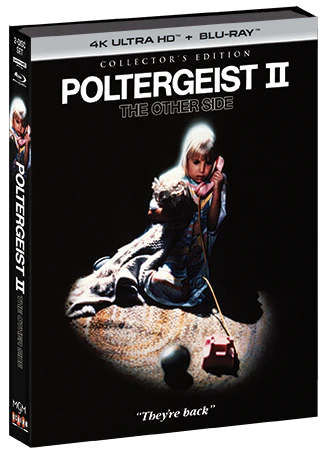 Poltergeist II: The Other Side 4K UHD + Blu-ray Collector's Edition with Slipcover (Scream Factory)
