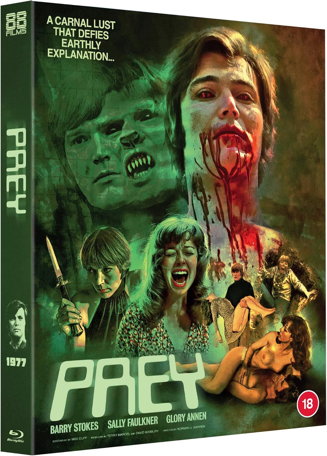 Prey Blu-ray with Slipcover + Booklet (88 Films/Region B)